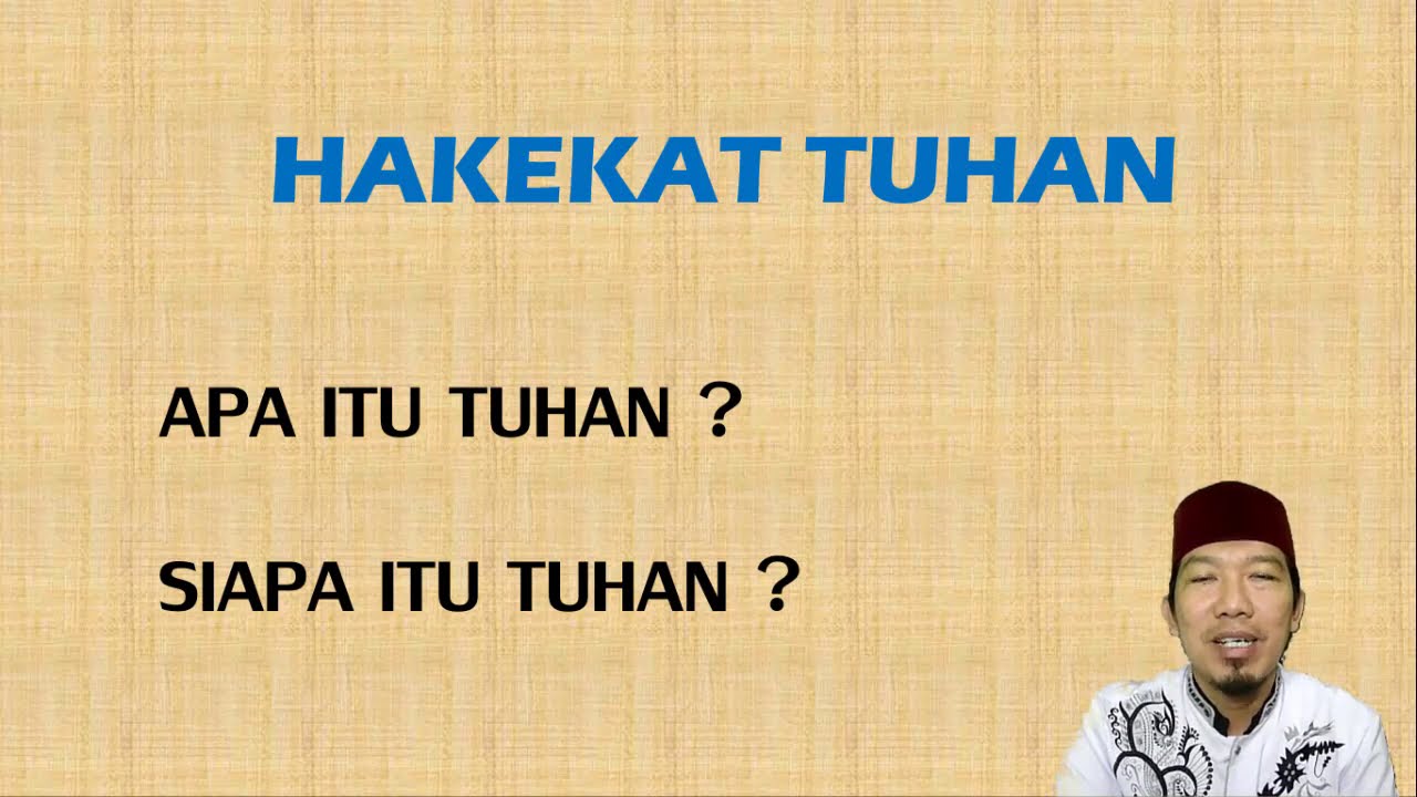 KONSEP KETUHANAN DALAM ISLAM