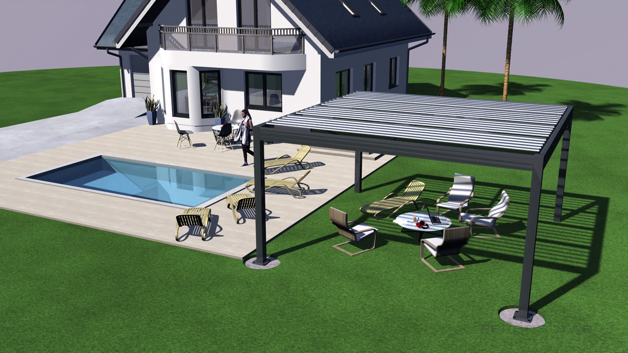 Découvrez PERGOSOLAR, la première pergola biovoltaïque