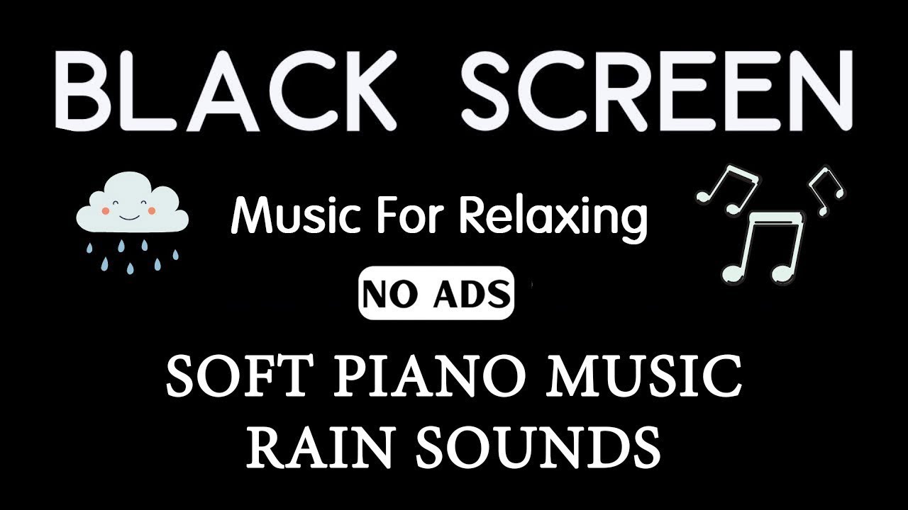 FALL INTO SLEEP INSTANTLY - Goodbye Insomnia with Soft Piano and Rain Sounds -  Music for Relaxing