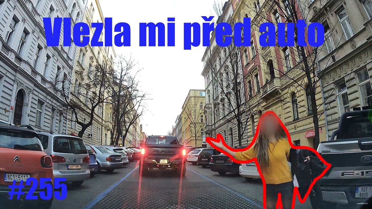 Vlezla mi před auto a rozčilovala se, důchodce zablokoval křižovatku, atd. Dashcam kompilace #255