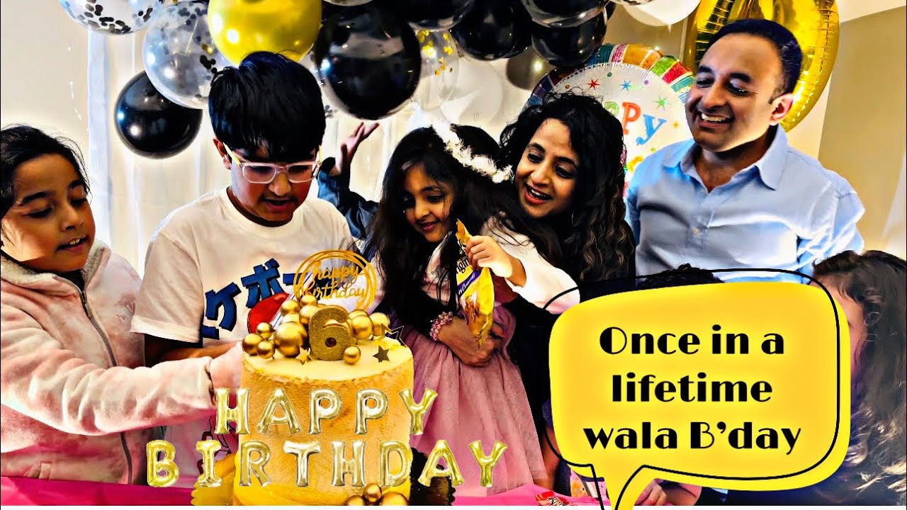 It’s Her Golden B’day Party | Party Games all kids enjoyed | Canada Hindi Vlog