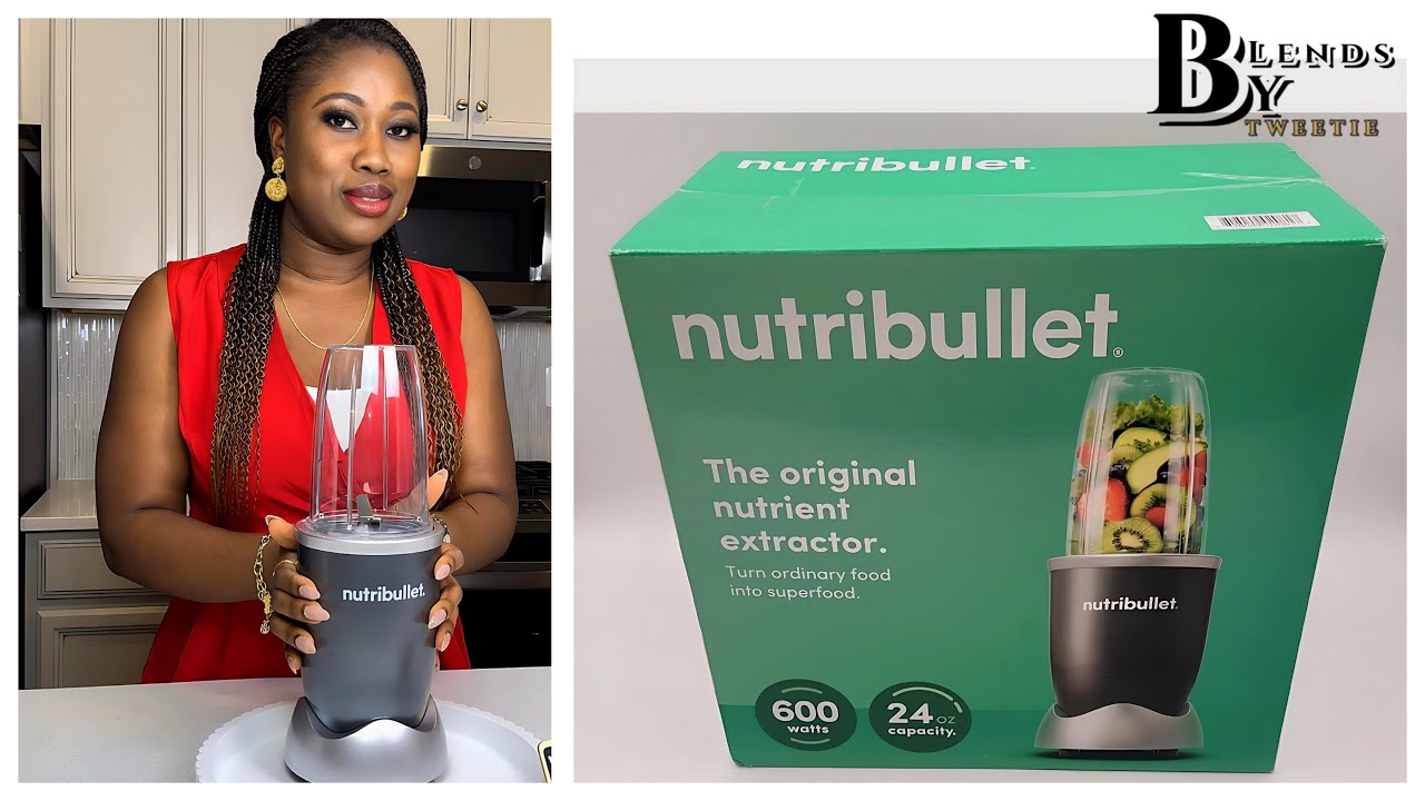 NutriBullet Personal Blender 600W Unboxing + First Smoothie Test