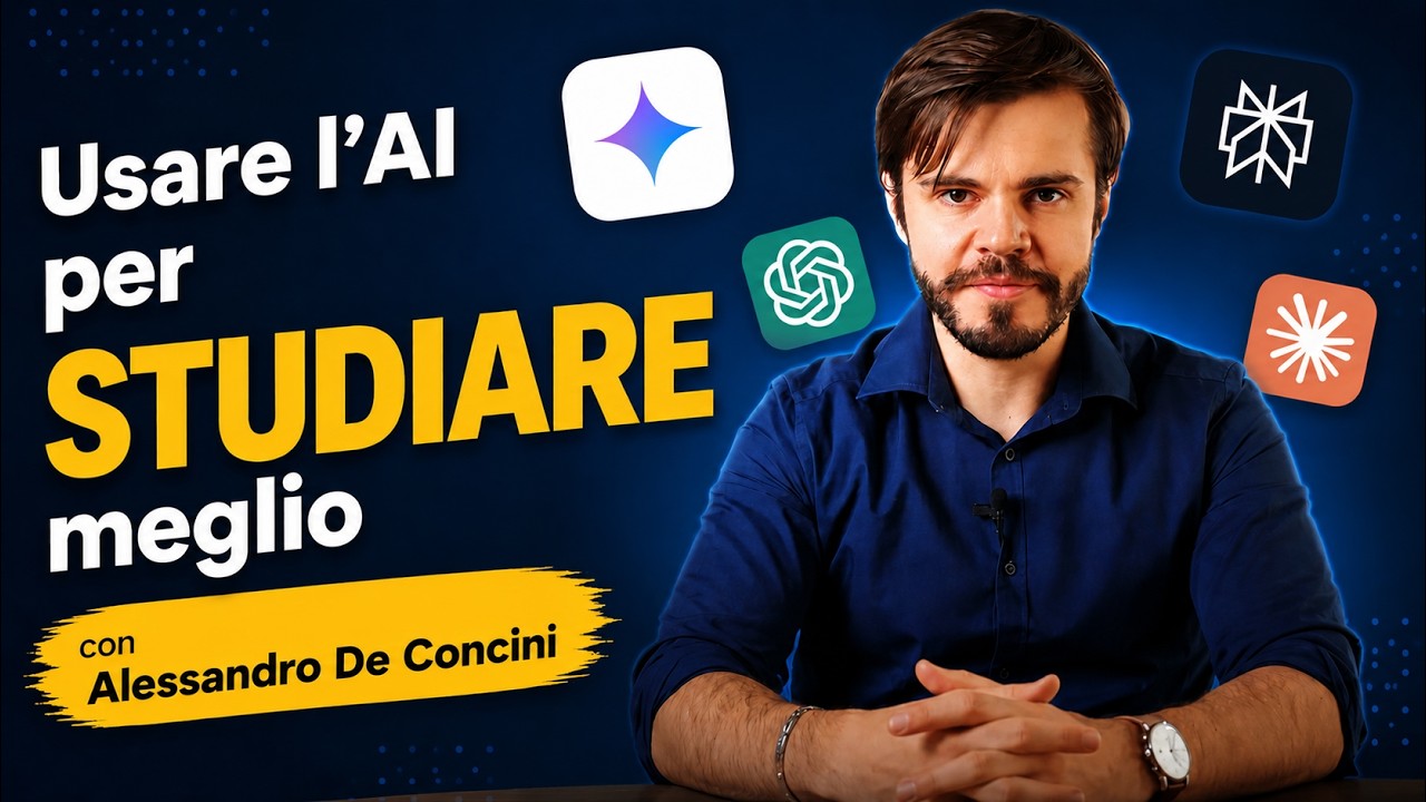 Usare l'AI per STUDIARE meglio con @alessandrodeconcini-adc