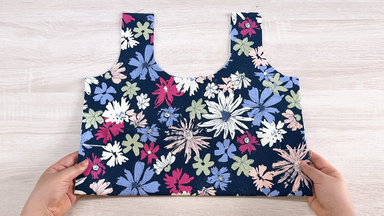 Sewing A Reusable Eco-friendly Bag, Shopping Bags 💟 Sewing Project In 10 Minutes