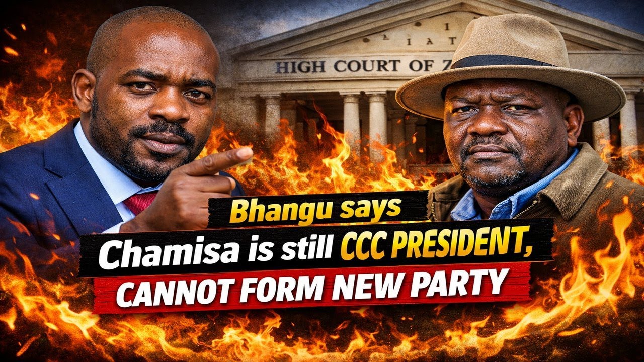 Bhangu says Chamisa cannot form another party, Watch Sengezo Tshabangu at it again