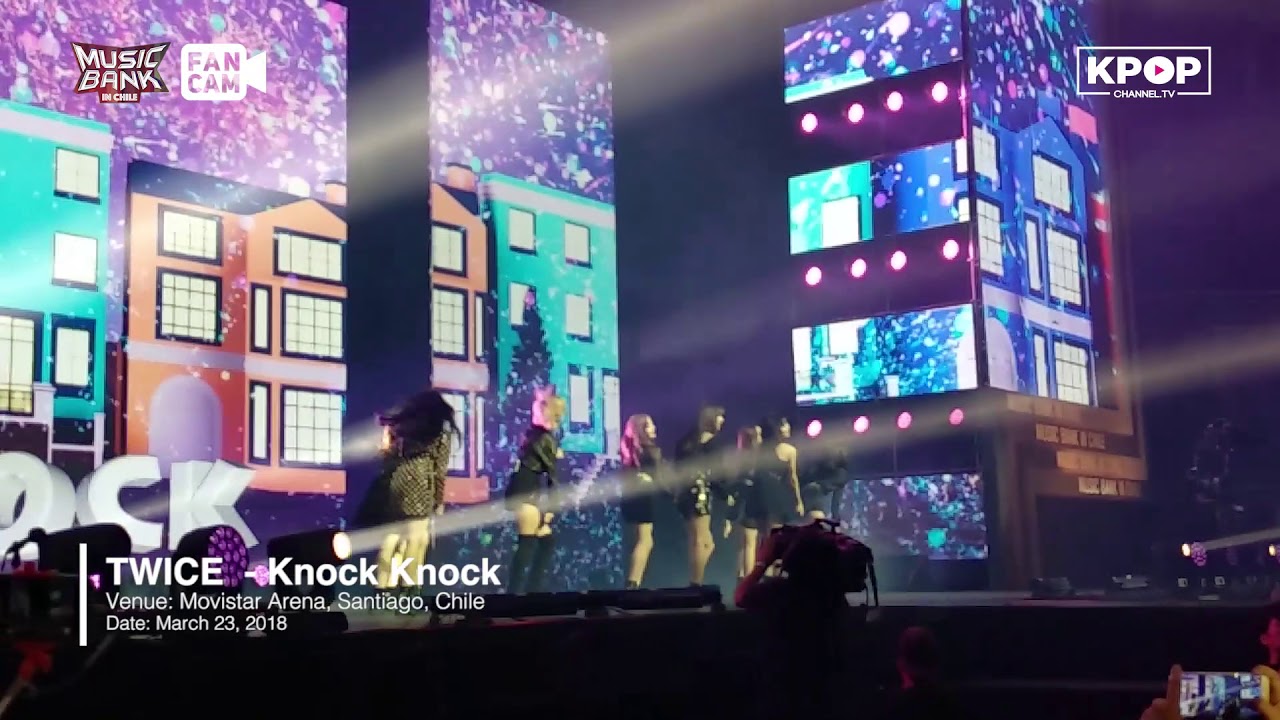 [Music Bank in Chile] TWICE - Knock Knock 180323 Fancam