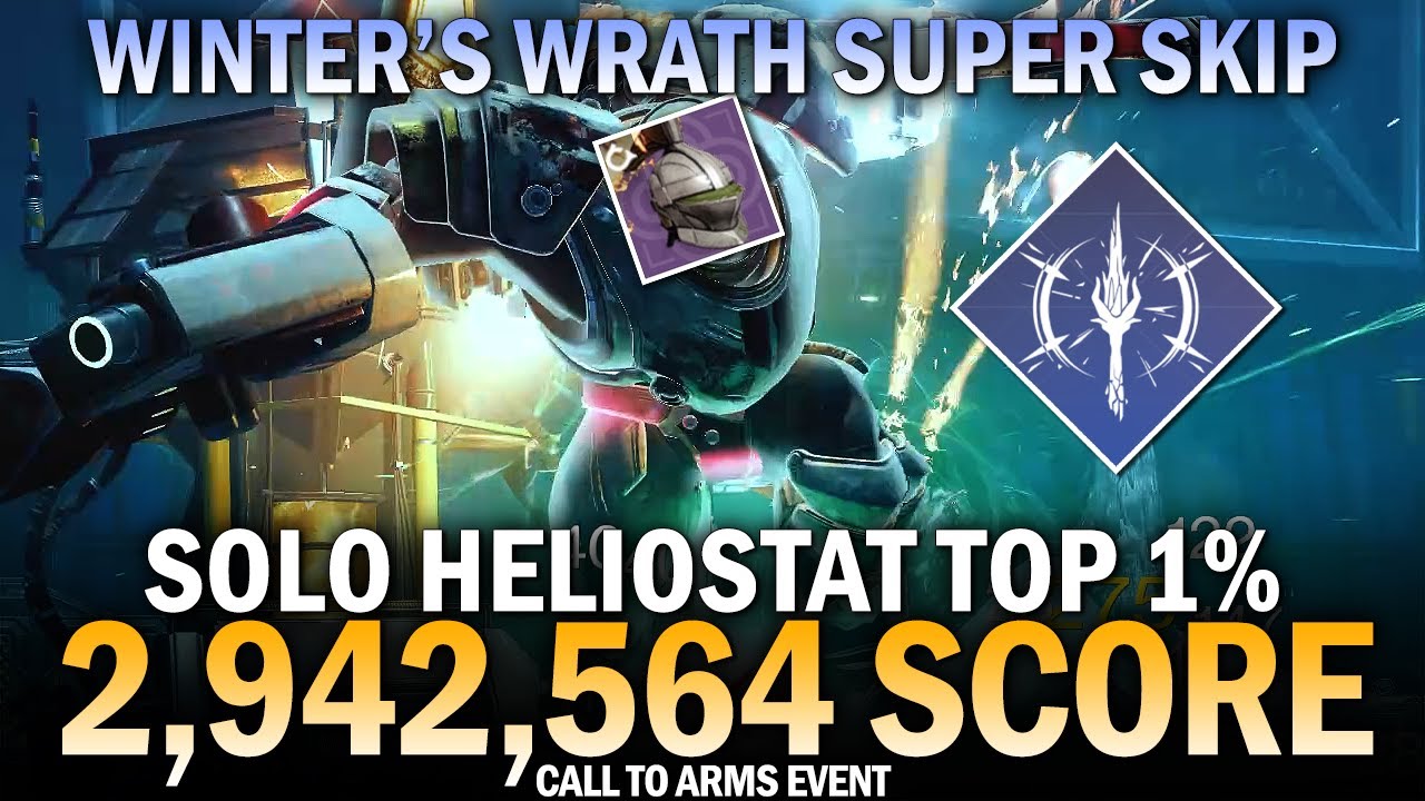 Solo Heliostat 2,942,564 Score (Encounter Skip) - Top 1% Score [Destiny 2]