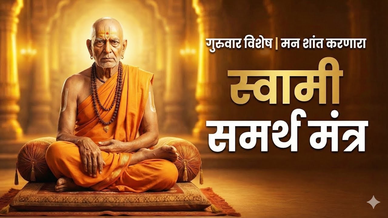 श्री स्वामी समर्थ मंत्र Instrumental   Calm Your Mind   Peace & Inner Silence 🌼