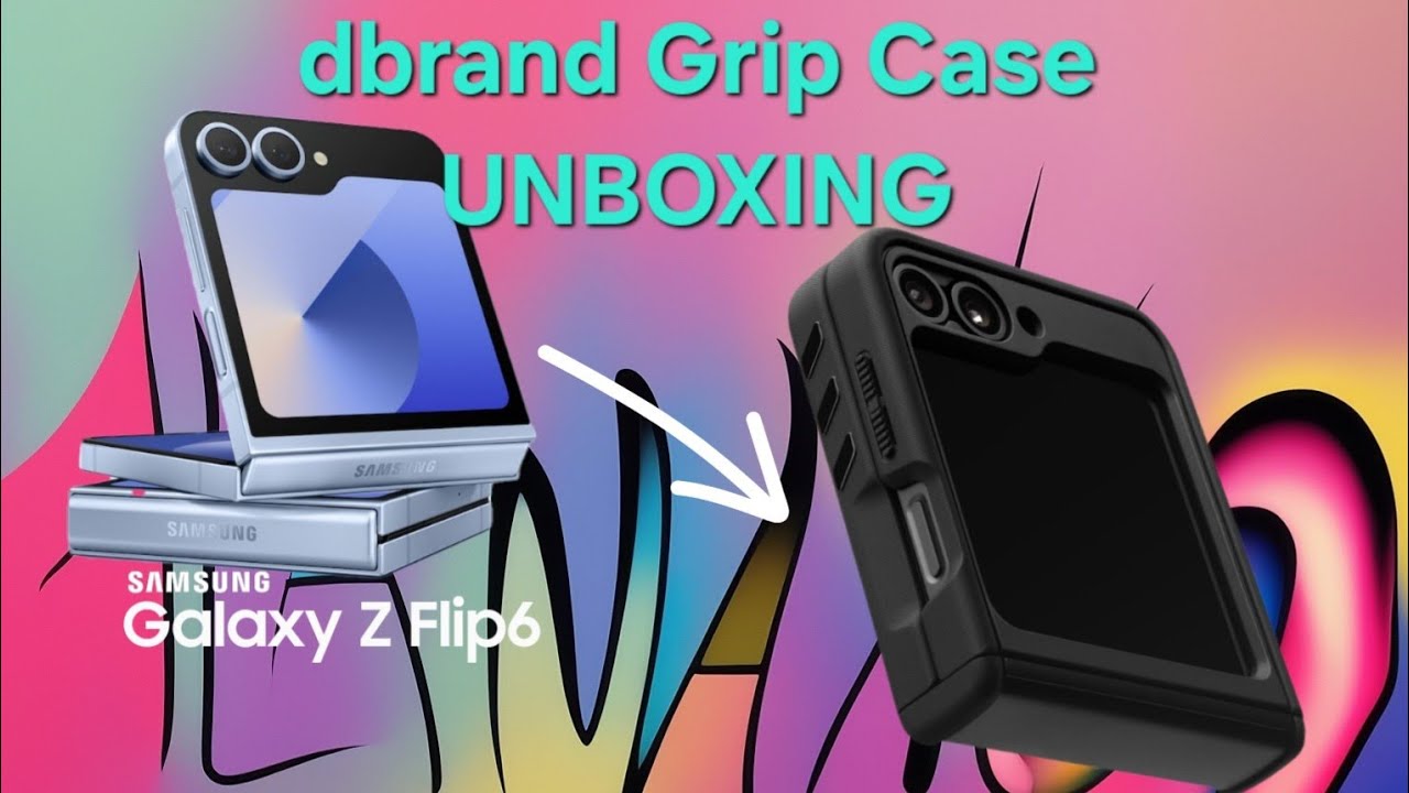 Samsung flip 6 DBRAND Grip case tutorial.