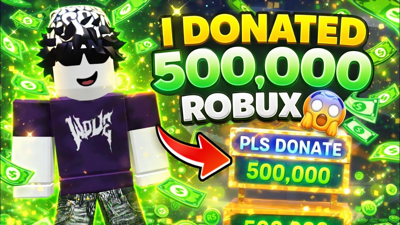 Donating Robux To People In Pls Donate!!!!!