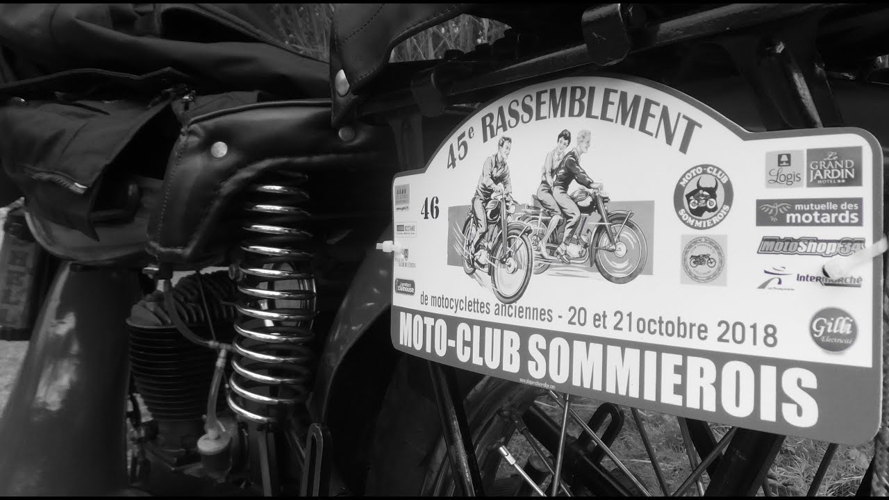 SOMMIERES 45ième RASSEMBLEMENT de MOTOCYCLETTES  ANCIENNES