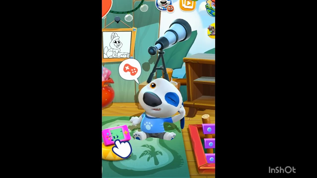 Ahora sí jugando mi talking hank islas xd