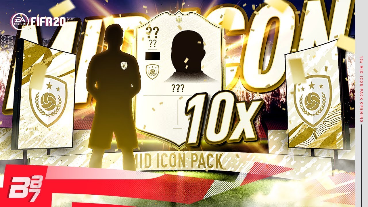 10 GUARANTEED MID ICON PACKS! | FIFA 20 ULTIMATE TEAM