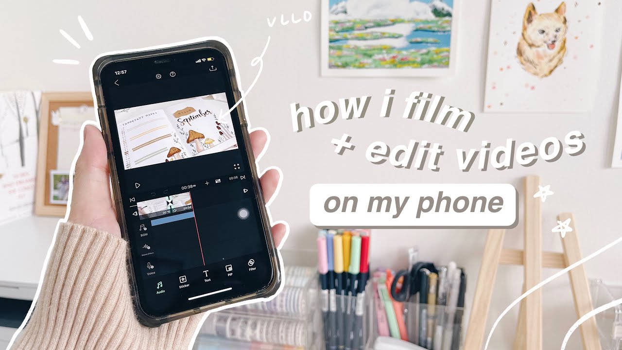 📱 как я редактирую и снимаю эстетичные видео на телефоне // эстетичные вступления, шрифты, цветок...