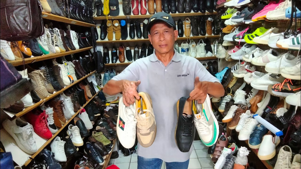 WOW ‼️ SEPATU BRANDED MURAH ADA DI PASAR PONCOL || PAK EDOT 085881988135
