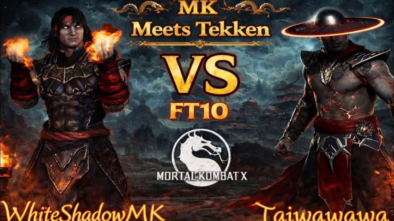 LIU KANG (WSMK) VS KUNG LAO (Taiwawawa) - FT10 Shaolin Showdown [Mortal Kombat X]