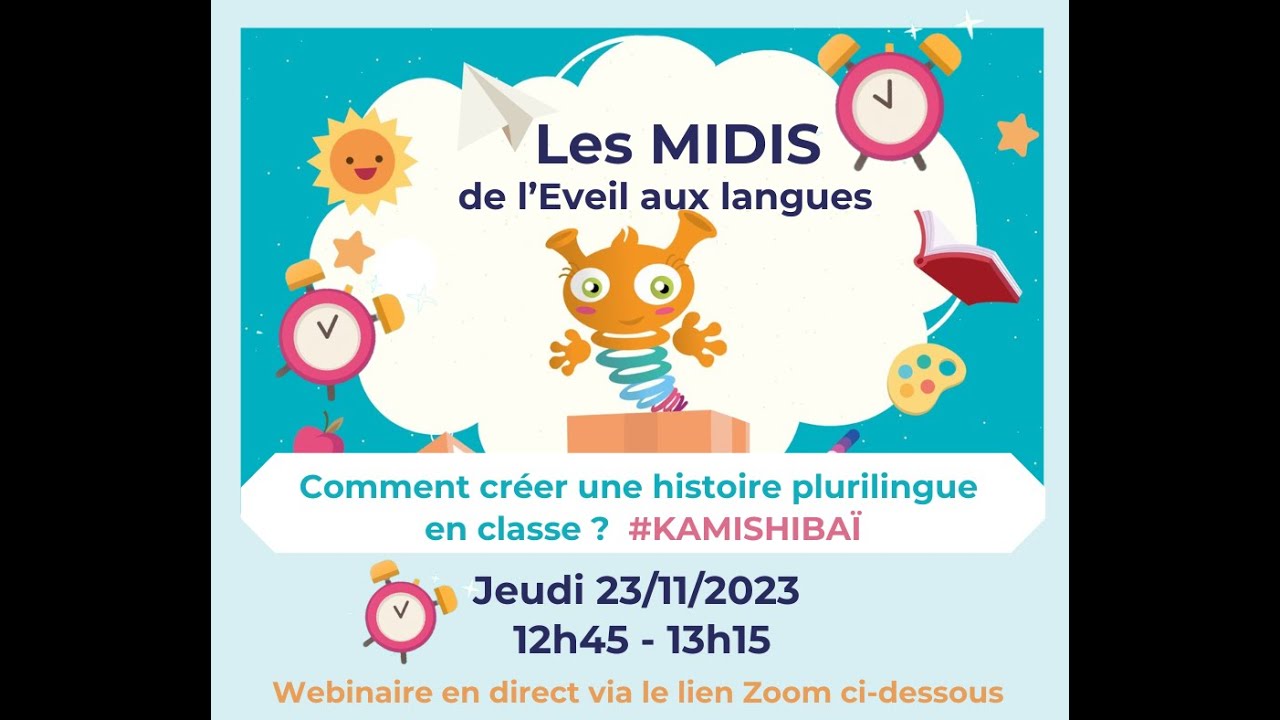 Webinaire / Les MIDIS de l'Eveil aux langues : 