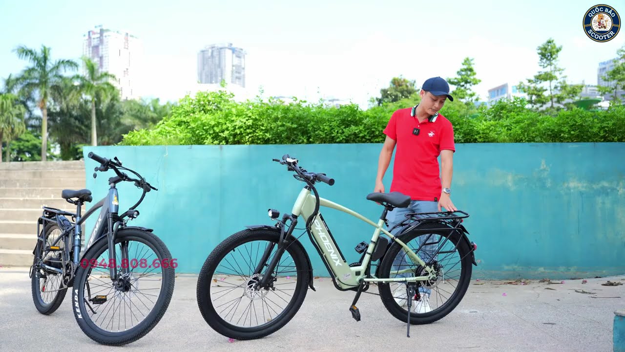 Xe đạp trợ lực G2 𝐏𝐡𝐨𝐞𝐧𝐢𝐱 (Phượng Hoàng ) 36v400w giá Học Sinh - Sinh Viên