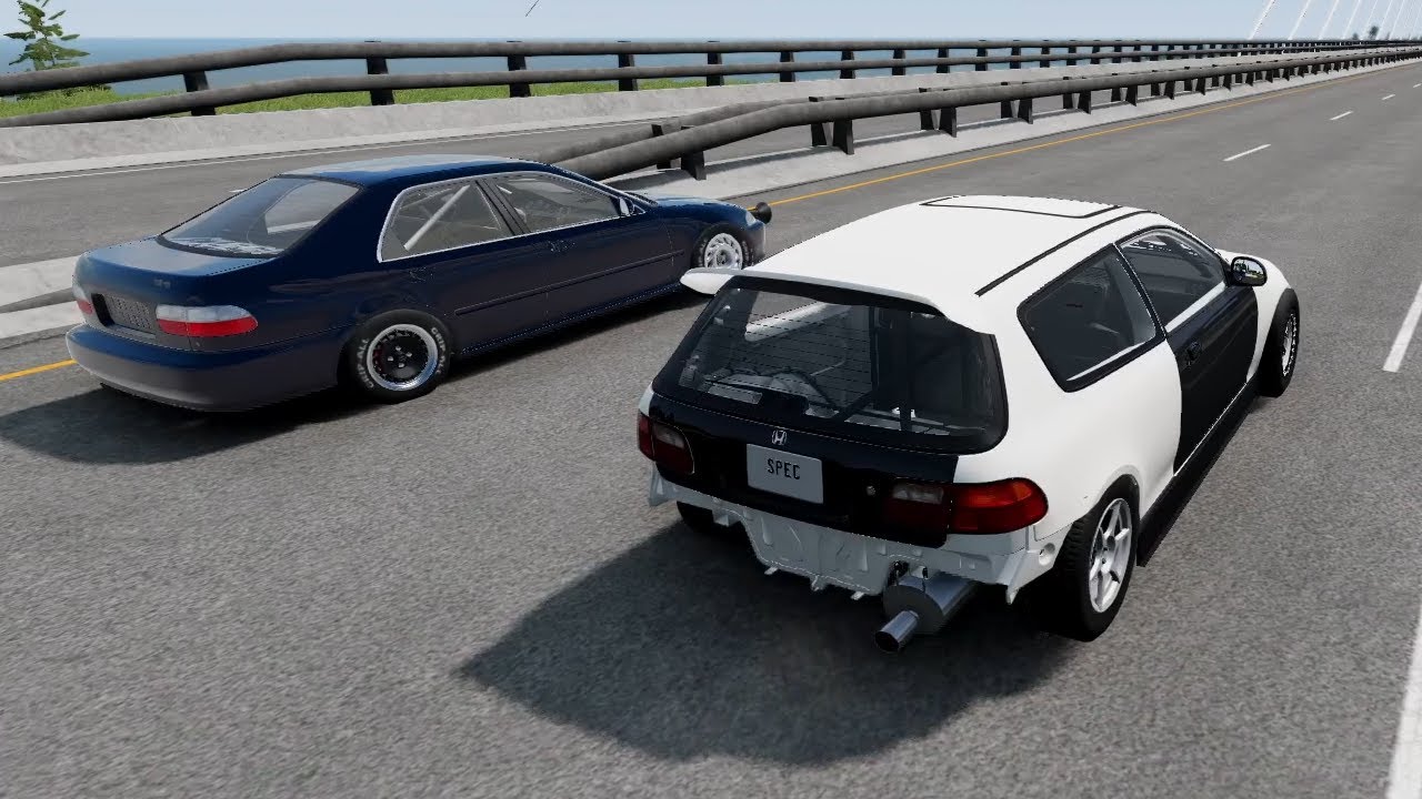 BeamNG Online | 500-сильный двигатель K24/K20 EG Civic (с закисью азота) — тест-драйвы и уличные ...