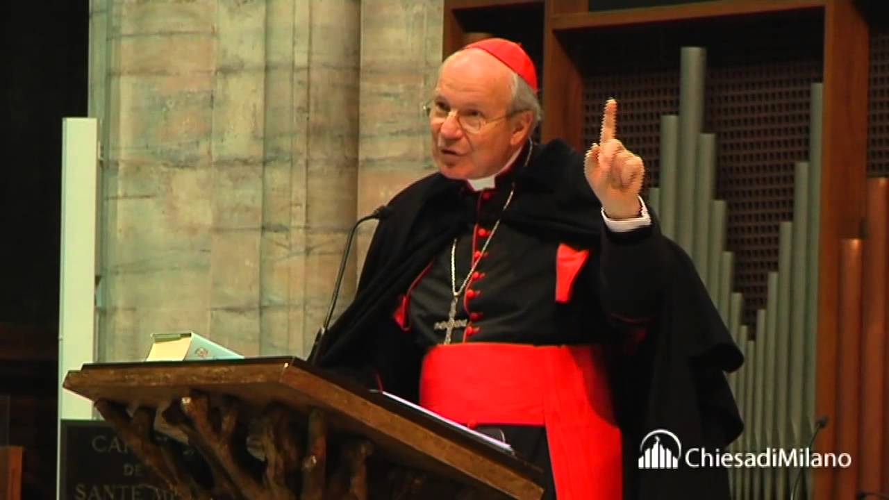 10 dicembre 2013 l'incontro del card. Christoph Schönborn con 1200 sacerdoti ambrosiani in Duomo