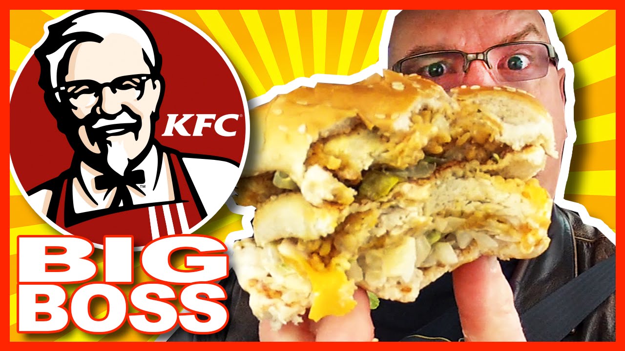 KFC ★ BIG BOSS ★ Sandwich and BigBox Review + Drive Through Test