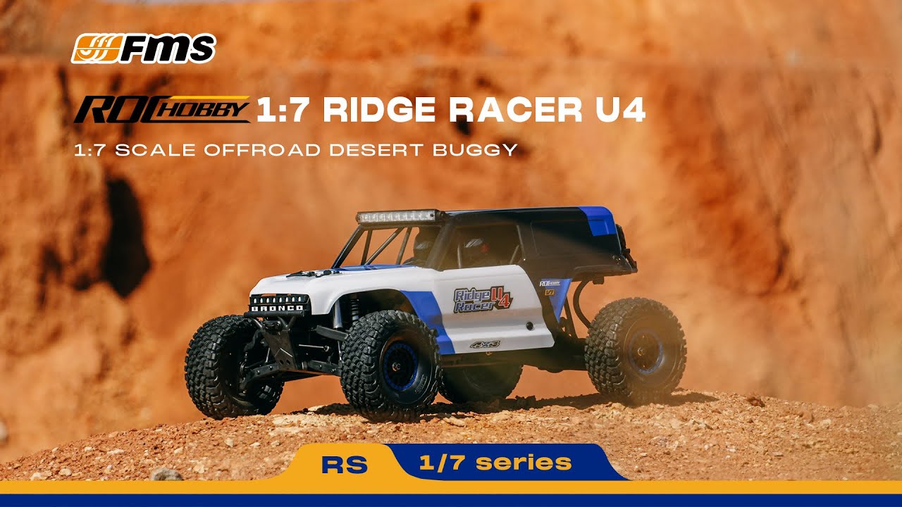 ROCHOBBY 1:7 Ridge Racer U4: The RC Beast That Owns the Desert! 🏜️🚗