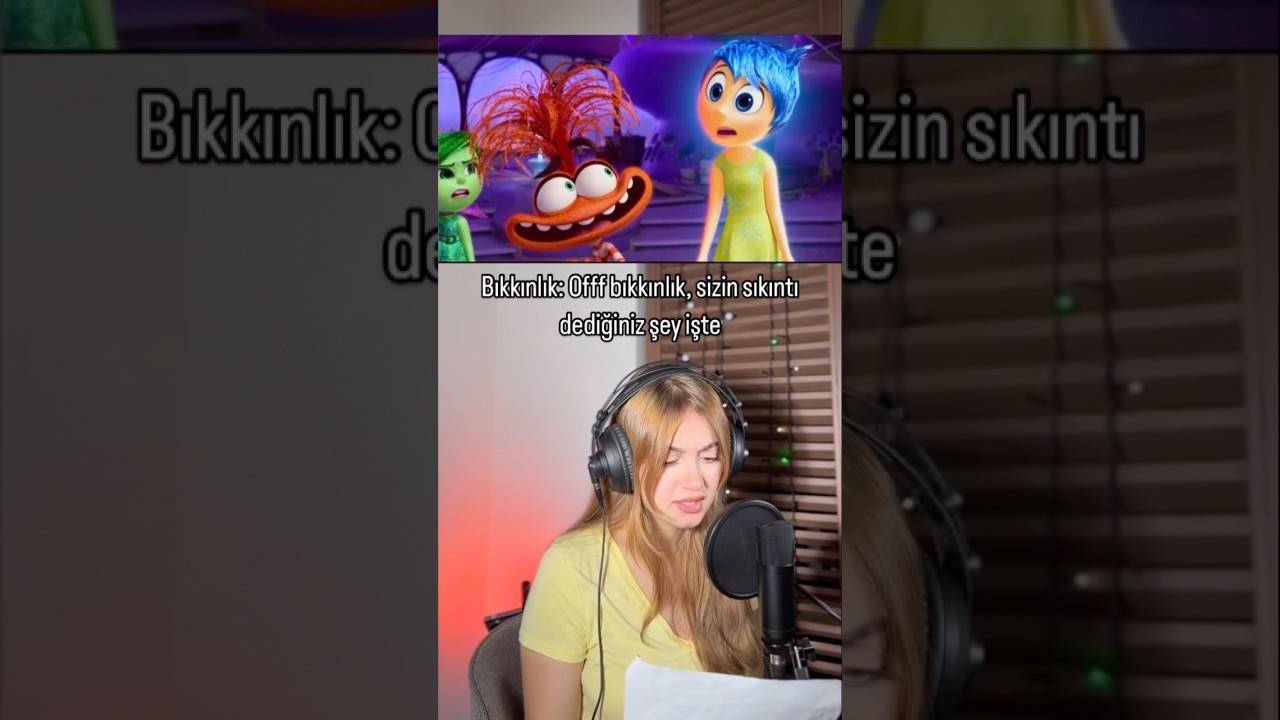 Bık bıkk 💕 #dublaj #animasyon #basakcalik #tersy&uuml;z2 #insideout2