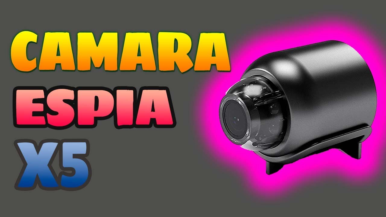 Cámara espía X5 ⭐ Configuración fácil con APP Star Eye 👍 Mini, oculta con grabación y visión remota
