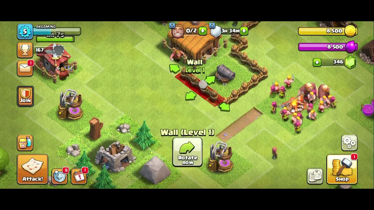 Building my new COC base part-5⭐