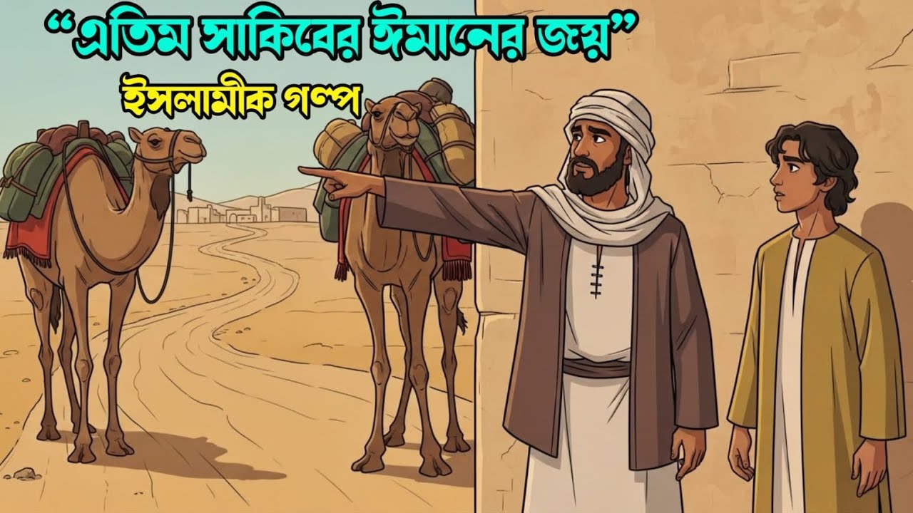 এতিম সাকিবের ঈমানের জয় | মরুভূমির দয়ালু ছেলের অবিশ্বাস্য গল্প।আলোর গল্প ও শিক্ষা।