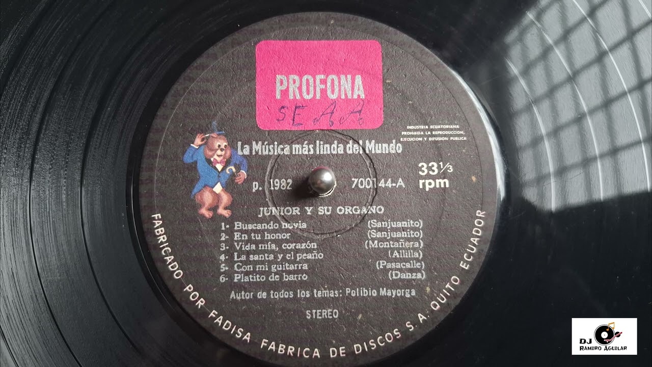 Junior y su Órgano - En tu honor #Sanjuanito #1982 #músicaecuatoriana