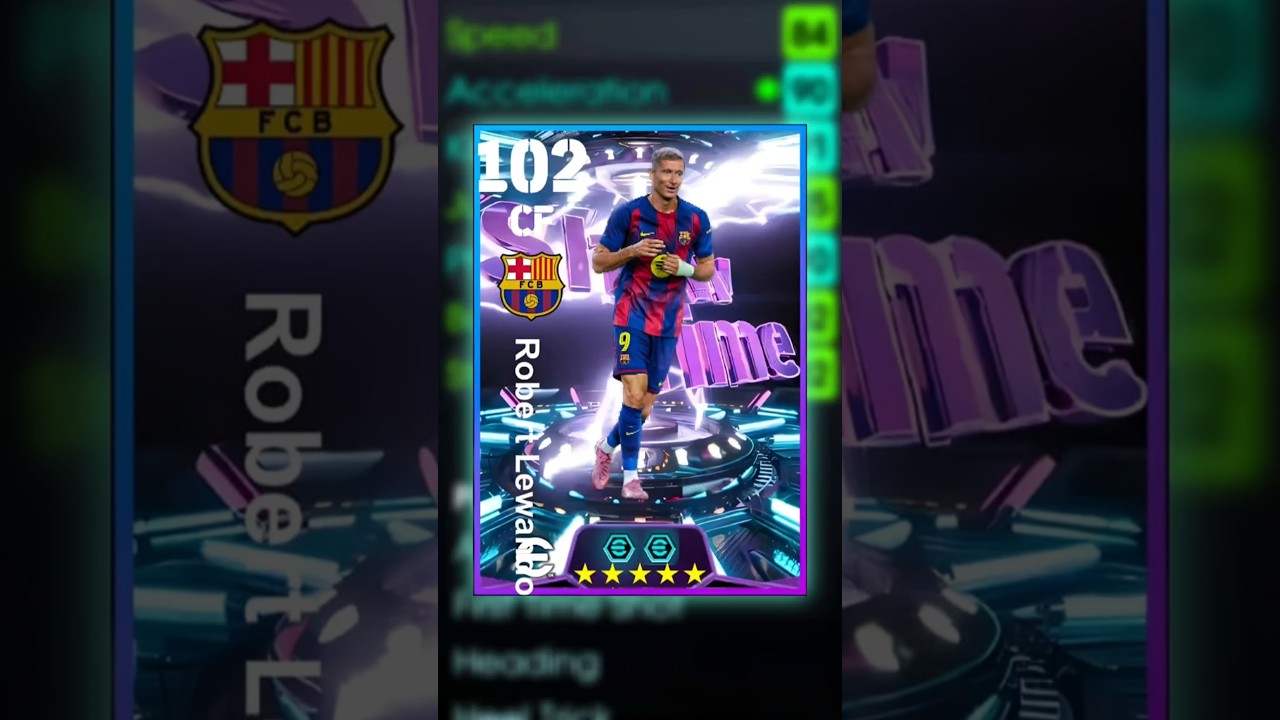 How To Train 102 Rated ShowTime Robert Lewandowski In eFootball 2026 Mobile | #efootball