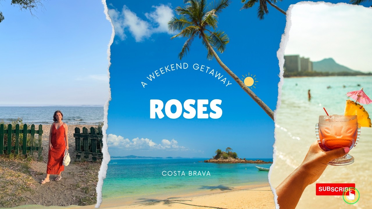 Weekend Getaway to Roses, Costa Brava 🌴🌊 | Hidden Gem of Spain ☀️  Summer Travel Vlog 2025