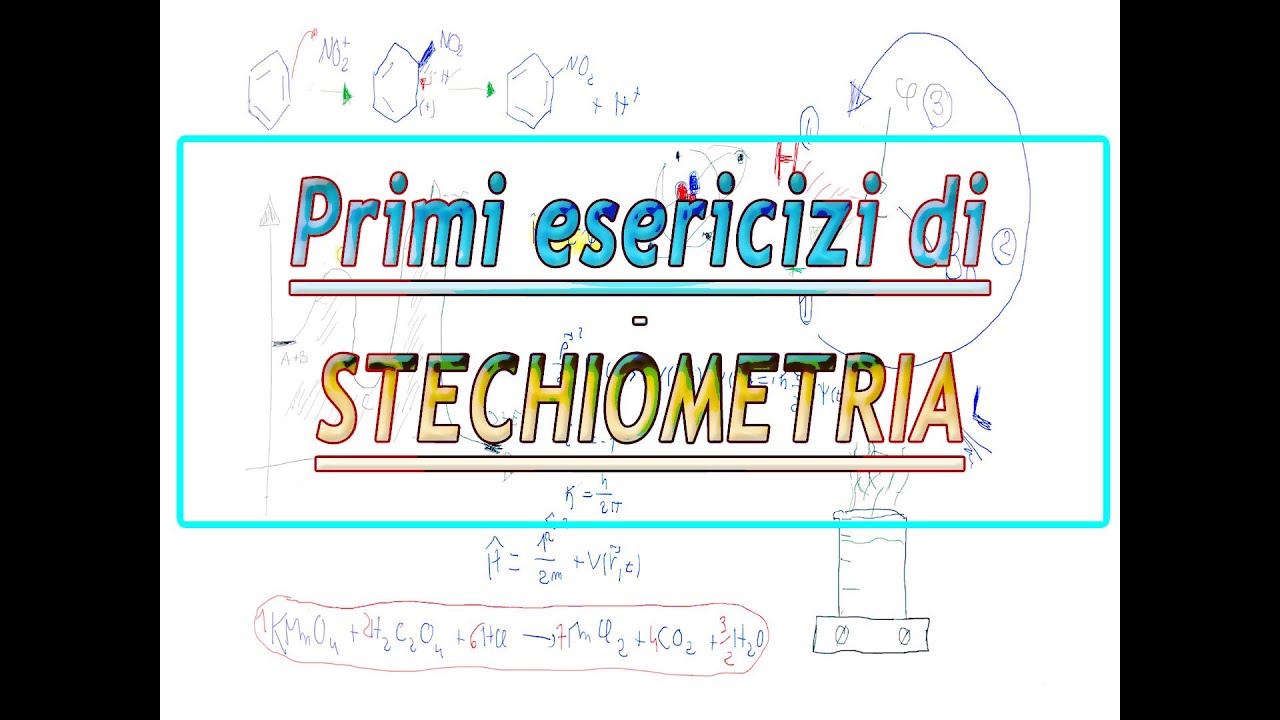 Primi esercizi di stechiometria!