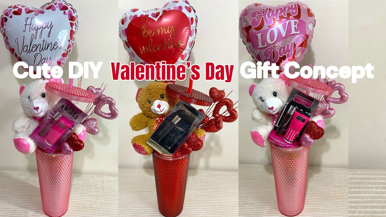 Cute Diy Valentines Day Gift Concept Using Dollar Tree Items