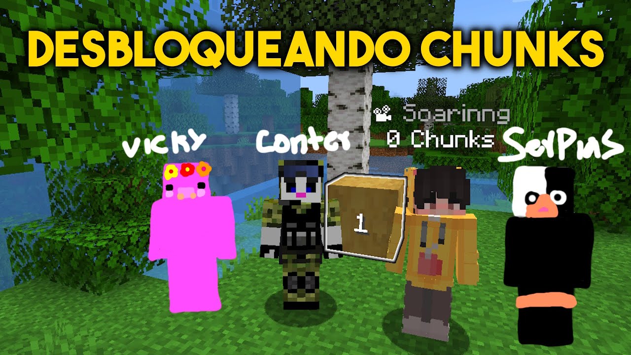 Minecraft PERO los Chunks Estan Bloqueados