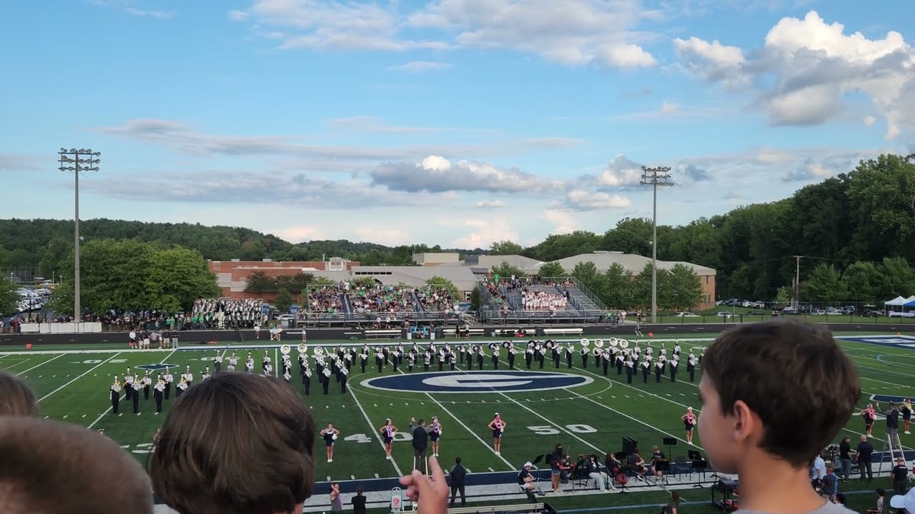 [8K] Entrance, fight song & Alma Mater - Granville HS Blue Ace Marching Band pregame - Aug. 26, 2022