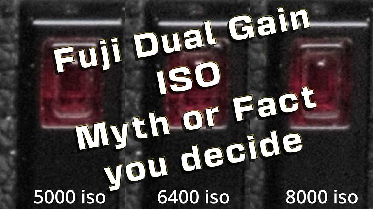 Fuji dual gain iso myth or fact you decide.