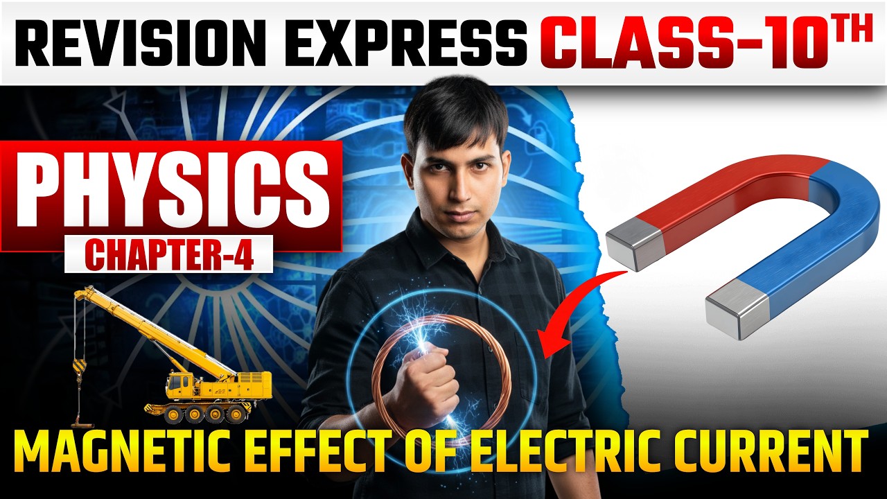 Magnetic Effect of Electric Current – 25 Min Revision Express 🚀 | Class 10 CBSE Boards