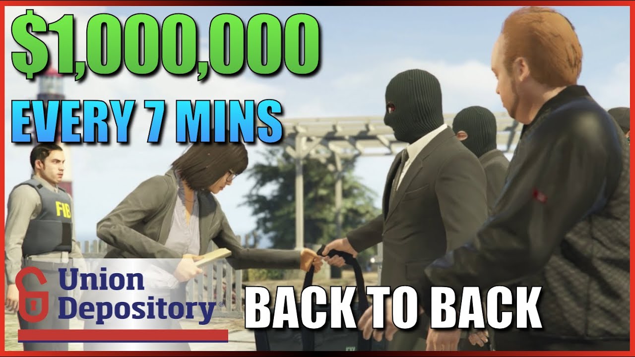 1 000 000 долларов каждые 7 минут! Union Depository Back 2 Back Guide