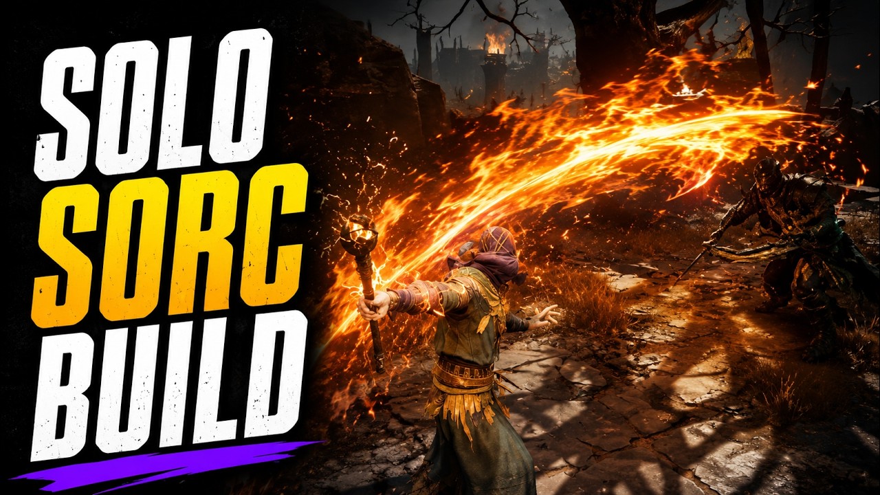 MAX Level Solo Elemental Sorcerer Build | Mistfall Hunter PvP Guide