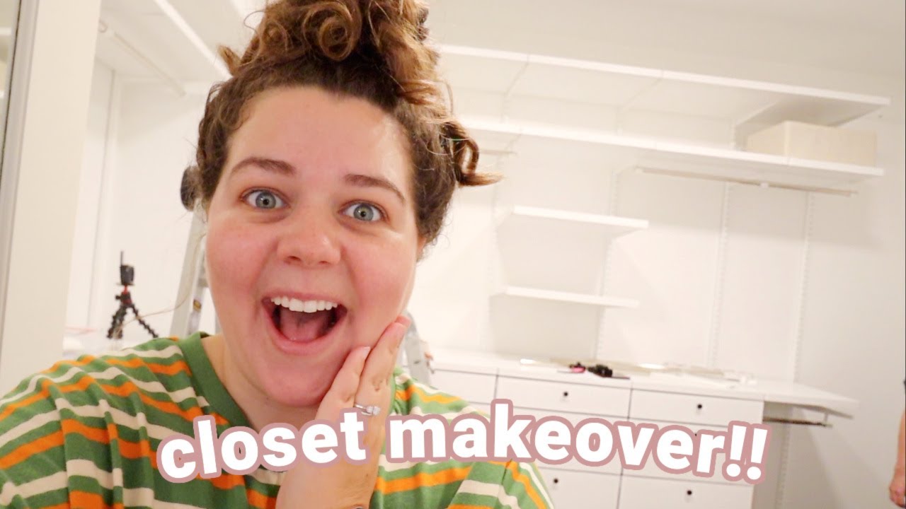 the closet makeover is happening!!