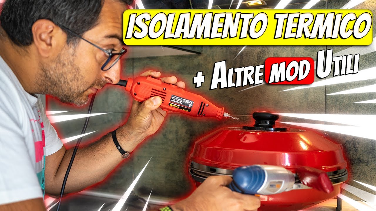 Isolamento termico dei fornetti pizza creazione spianatoia inox, modifica pala ed altre mod
