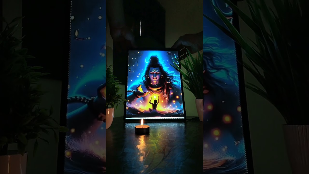 Glowitt LED Frame Most Selling Shivji LED Frames Changeable and Non Changeable Frames  #animeframe