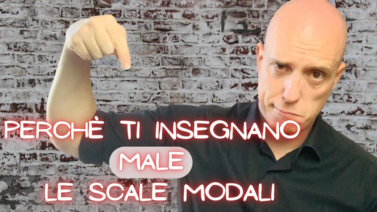 Perché ti insegnano male le scale modali