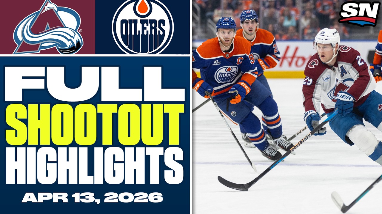 Colorado Avalanche at Edmonton Oilers | FULL Shootout Highlights - April 13, 2026
