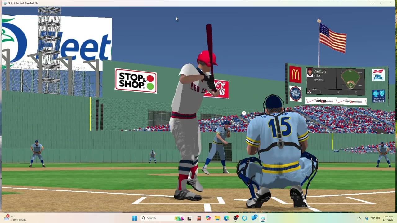OOTP26 6-16-78 Seattle at Boston