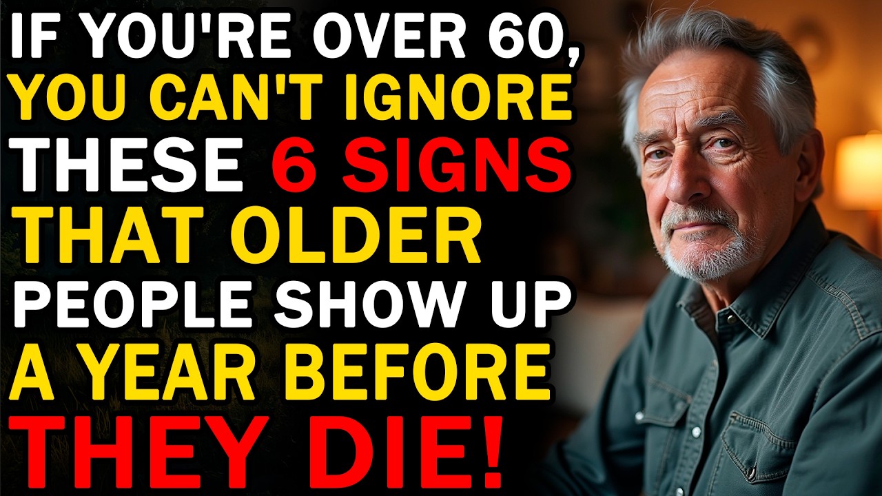 If You're Over 60, You Can't Ignore These 6 Signs That Older People Show Up a Year Before They Die!