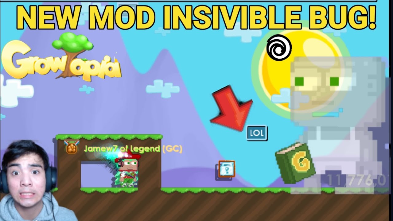 NEW INVISIBLE MOD BUG!! - Growtopia