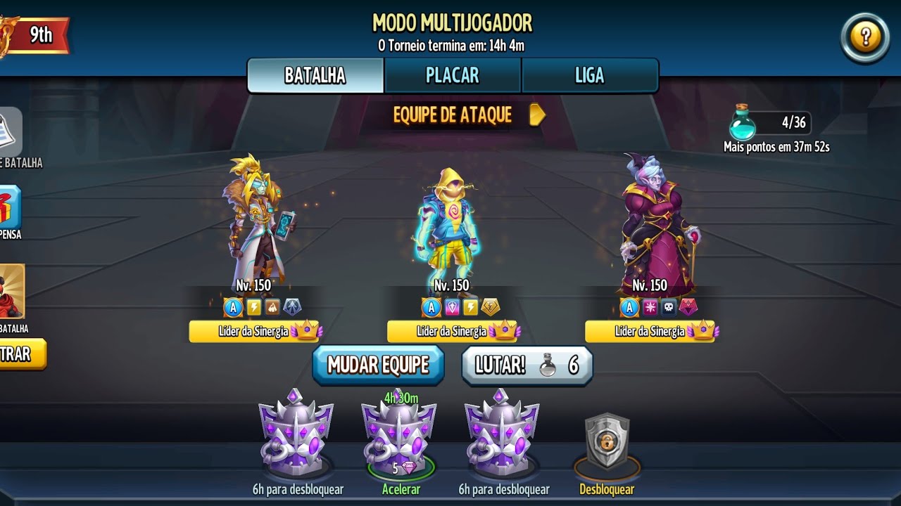 PUSH PARA O TOP 10 GLOBAL NO ÚLTIMO DIA DE TEMPORADA USANDO O V-KID - MONSTER LEGENDS 